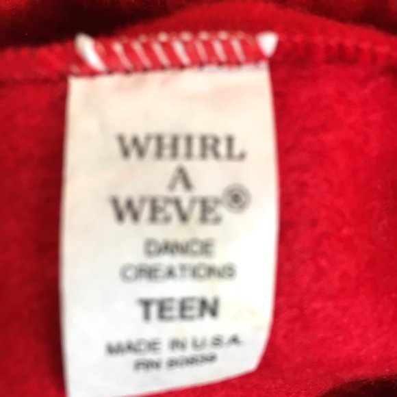 1950’s Style Red Poodle Skirt Felt New Old Stock - Picture 5 of 5